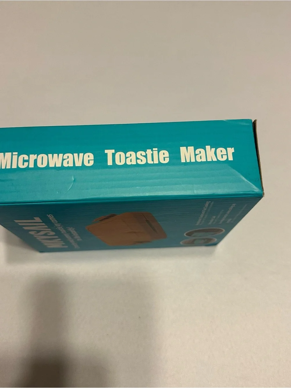 Mkysail Compact microwave Sandwich / waffle Maker in Teal! NWT